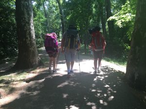 Caminando junto al Arga camino de Pamplona