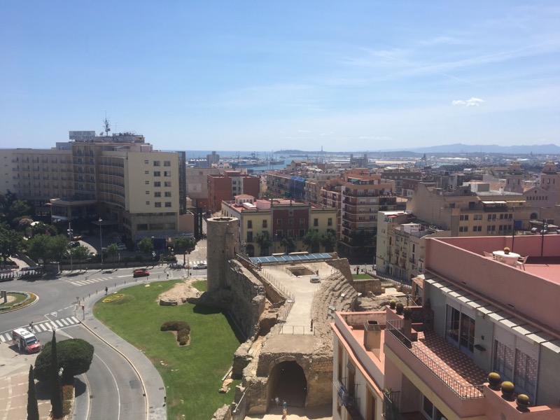 Vista de Tarragona y el puerto