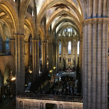 gotico catalan en la catedral de barcelona
